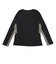 ルコックスポルティフ（lecoqsportif）テニスウェア エールフォルム グラフィック長袖ゲームシャツ LN5SLT10L BK00