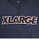 エクストララージ（XLARGE）スタンダード ロゴ ジップフーディ スウェットシャツ 101254012012-NAVY