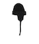 エクストララージ（XLARGE）帽子 EARFLAP ニットキャップ 101254051009-BLACK