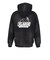 エクストララージ（XLARGE）DISCHARGE PRINTED SLANTED スウェットパーカー 101254012011-BLACK