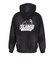 エクストララージ（XLARGE）DISCHARGE PRINTED SLANTED スウェットパーカー 101254012011-BLACK