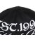 エクストララージ（XLARGE）帽子 EST.1991 CUFF ビーニー 101253051010-BLACK