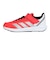 アディダス（adidas）ジュニア スポーツシューズ ベルクロ ベルト付き スニーカー ファイト EL K レッド シルバー OND94-KJ1931 シューズ