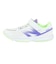 ニューバランス（new balance）ジュニア ベルクロスニーカー フラッシュ v7 H&L バンジーレース ホワイト PFLSJ5PC M