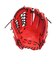 ミズノ（MIZUNO）少年軟式用グラブ オールラウンド用 野球グローブ ジュニア ウィルドライブ レッド サイズLL 1AJGY34630 7009