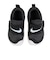 ナイキ（NIKE）ベビー スニーカー スポーツシューズ スウッシュ 1 エッセンシャル TD ブラック HV5043-001 面ファスナー ストラップ