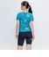 ナイキ（NIKE）フィットネス水着 レディース 水泳 半袖ジップ付きプリントセパレーツ（ブラシ） 2993158-023