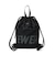ニューエラ（NEW ERA）ナップサック デイサック 150D NEW ERAロゴ 黒 21L 14750913 ナップザック 手提げ付き サブバッグ