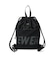ニューエラ（NEW ERA）ナップサック デイサック 150D NEW ERAロゴ 黒 21L 14750913 ナップザック 手提げ付き サブバッグ