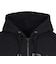 エクストララージ（XLARGE）PERFORATED レザー ロゴ ジップ アップ フーデッド スウェットシャツ 101261012007-BLACK