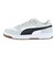 プーマ（PUMA）スニーカー スポーツシューズ リバウンド ジョイ ロウ ワイド ホワイト グレー 39843011 カジュアルシューズ