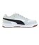 プーマ（PUMA）スニーカー スポーツシューズ リバウンド ジョイ ロウ ワイド ホワイト グレー 39843011 カジュアルシューズ