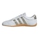 アディダス（adidas）スニーカー スポーツシューズ グランドコート ロー ホワイト ゴールド OOV27-JQ9685 スポーツ カジュアル シューズ