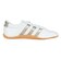 アディダス（adidas）スニーカー スポーツシューズ グランドコート ロー ホワイト ゴールド OOV27-JQ9685 スポーツ カジュアル シューズ