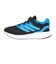 アディダス（adidas）ジュニアスポーツシューズ ベルクロ ベルト付き スニーカー コアファイト 5 ブラック ブルー NLD75-JP9399 トレーニン…