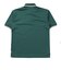 速乾ラインリブ5分袖ポロシャツ BU2545135:65:GREEN