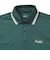 速乾ラインリブ5分袖ポロシャツ BU2545135:65:GREEN