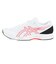 アシックス（ASICS）ランニングシューズ トレーニングシューズ 部活 ライトレーサー 6 ホワイト レッド 1011B971.102 スポーツ シューズ