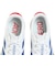アディダス（adidas）ランニングシューズ トレーニングシューズ 部活 アディゼロ BK ホワイト ブルー NSV99-JQ1677 スポーツ シューズ