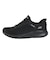 スケッチャーズ（SKECHERS）スニーカー カジュアルシューズ スリップインズ ボブス スポート スクワッド カオス ブラック 117497W-BBK