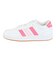アディダス（adidas）スニーカー スポーツシューズ ブレイクネット 3.0 ホワイト ピンク NNU94-JR8444 スポーツ カジュアル シューズ