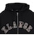 エクストララージ（XLARGE）CAMO PATCH ジップアップ フーディトレーナー 101261012012-BLACK