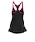 アディダス（adidas）水着 ジュニア 女子 水泳 レーサーバック スイムドレス 黒×ピンク 110-160サイズ SV911-JZ0742 キッズ スカート