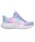 スケッチャーズ（SKECHERS）ジュニアスニーカー ガールズ スポーツシューズ スリップインズ バウンダー プロ レインボー ラベンダー RSH 30361…