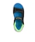 スケッチャーズ（SKECHERS）ジュニアストラップサンダル ボーイズ SLIP-INS レーザースプラッシュ ブラック ライム 407014L-BBLM