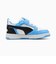プーマ（PUMA）キッズ スニーカー ボーイズ スポーツシューズ リバウンドV6 ロウ ライトブルー AC+PS 39741934