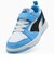 プーマ（PUMA）キッズ スニーカー ボーイズ スポーツシューズ リバウンドV6 ロウ ライトブルー AC+PS 39741934