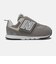 ニューバランス（new balance）キッズ スニーカー ボーイズ スポーツシューズ 574 フックアンドループ グレー NW574GRW