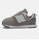 ニューバランス（new balance）キッズ スニーカー ボーイズ スポーツシューズ 574 フックアンドループ グレー NW574GRW