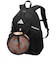 アディダス（adidas）ジュニア ボール用デイパック ボール収納ネット付き 24L ADP43BK