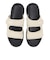 ストラップサンダル FREE'N EASY ベージュ ブラック GES SK-320 LINEN/BLACK