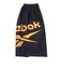リーボック（REEBOK）スイムタオル 水泳 マイクロファイバー 巻きタオル 黒 80cm丈 126402-BK ラップタオル