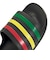 アディダス（adidas）スポーツサンダル アディレッタ アクア サンダル ブラック グリーン DBF11-HQ2449 シャワーサンダル カジュアル シューズ
