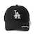 ニューエラ（NEW ERA）キャップ 9TWENTY MLB バイザーロゴ ダメージ ロサンゼルス・ドジャース ブラック 14745079