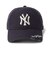 ニューエラ（NEW ERA）キャップ 9TWENTY MLB バイザーロゴ ダメージ ニューヨーク・ヤンキース ネイビー 14745044