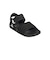 アディダス（adidas）ジュニアストラップサンダル キッズ アディレッタ サンダル 2 ブラック ホワイト OOS63-HQ0114