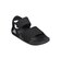 アディダス（adidas）ジュニアストラップサンダル キッズ アディレッタ サンダル 2 ブラック ホワイト OOS63-HQ0114