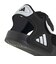 アディダス（adidas）ジュニアストラップサンダル キッズ アディレッタ サンダル 2 ブラック ホワイト OOS63-HQ0114
