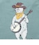 ゴースローキャラバン（GOSLOWCARAVAN）ジュニア USA COTTON バンジョー猫 半袖Tシャツ 361923 GRN