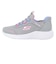 スケッチャーズ（SKECHERS）ジュニアスニーカー ガールズ スリップインズ バウンダー シンプル グレー ブラック 303585L-GRY スポーツシューズ