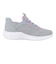 スケッチャーズ（SKECHERS）ジュニアスニーカー ガールズ スリップインズ バウンダー シンプル グレー ブラック 303585L-GRY スポーツシューズ