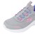 スケッチャーズ（SKECHERS）ジュニアスニーカー ガールズ スリップインズ バウンダー シンプル グレー ブラック 303585L-GRY スポーツシューズ