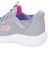 スケッチャーズ（SKECHERS）ジュニアスニーカー ガールズ スリップインズ バウンダー シンプル グレー ブラック 303585L-GRY スポーツシューズ