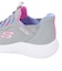 スケッチャーズ（SKECHERS）ジュニアスニーカー ガールズ スリップインズ バウンダー シンプル グレー ブラック 303585L-GRY スポーツシューズ