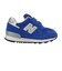 ニューバランス（new balance）ジュニア スニーカー スポーツシューズ 313 フックアンドループ ブルー I3136IS W カジュアルシューズ 面…
