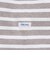 Cotton Lourd Basque ボートネック ボーダー長袖Tシャツ B211 BROWNINGxWHITE
